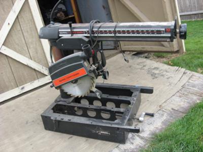 1974 Craftsman Radial Arm Saw w/ light